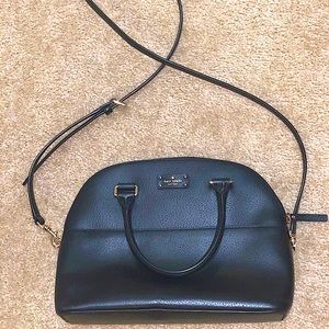 Kate Spade Black Crossbody Dome Satchel